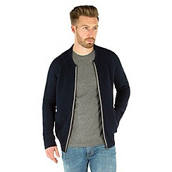 Bowling Knitted Bomber Jacket