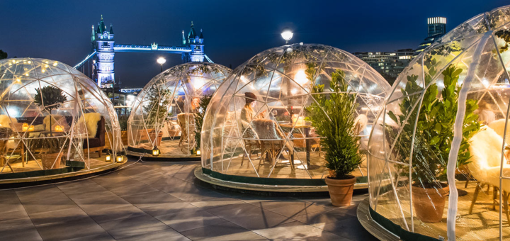 igloos on the thames at coppa club