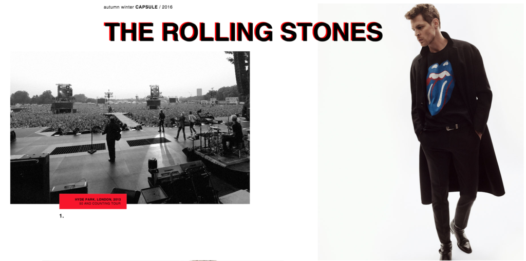 Zara x Rolling Stones