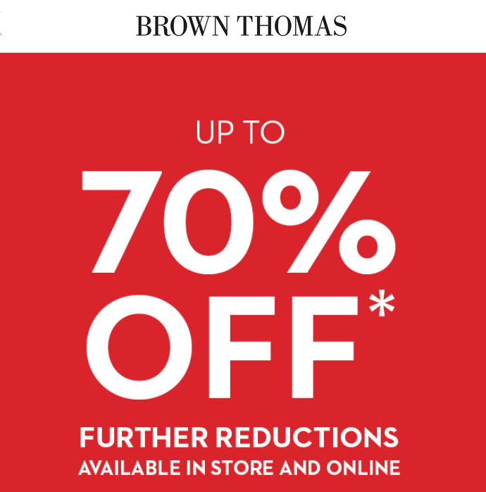 brown thomas sale continues