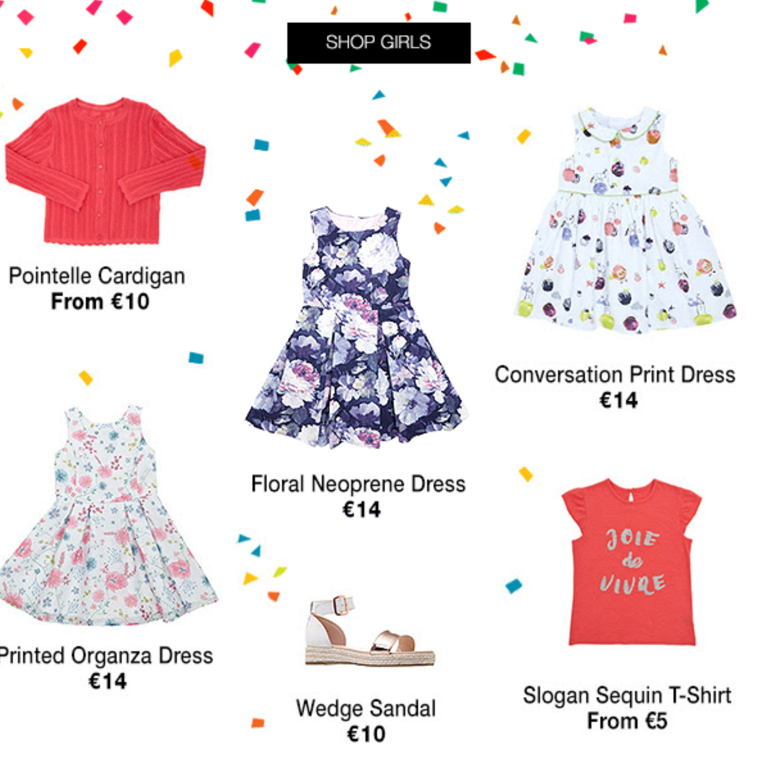 Dunnes shop stores kidswear