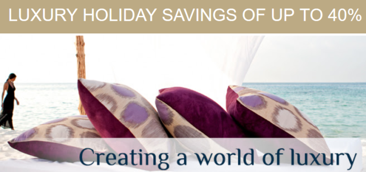 luxury escapes | superb savings of up to 40%