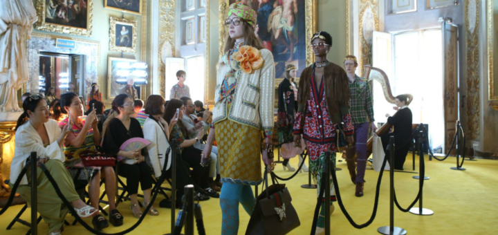 gucci presented a whopping 115 looks at its cruise 2018 show