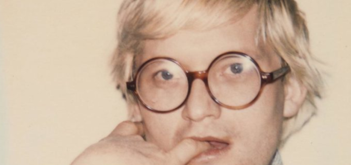 never-before-seen warhol polaroids capture an adorable, young david hockney