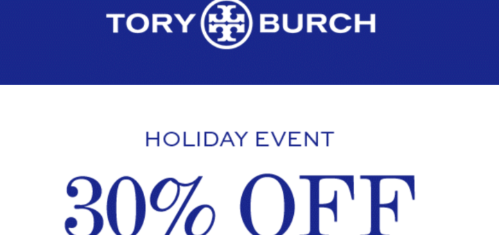 tory burch – holiday event: 30% off