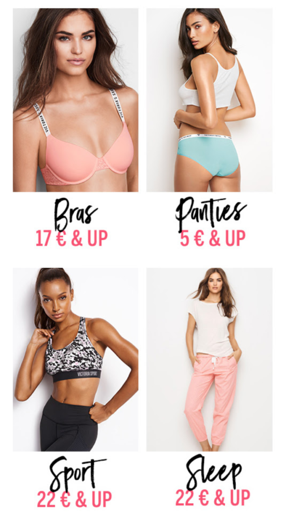 25 off clearance victoria's secret