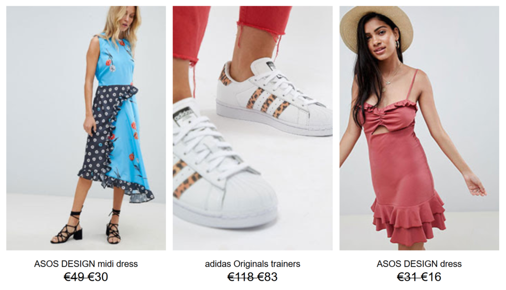 asos clearance