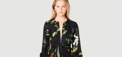 oscar de la renta – freshly picked: shop new botanical print dresses