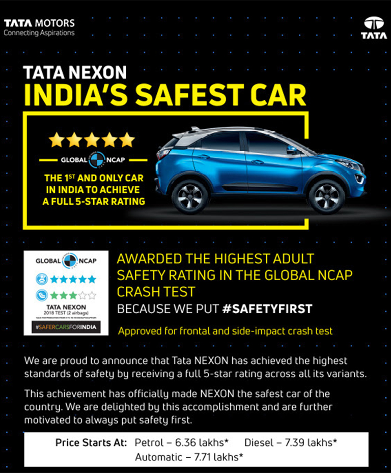 TATA Nexon - Loaded with next-gen features.