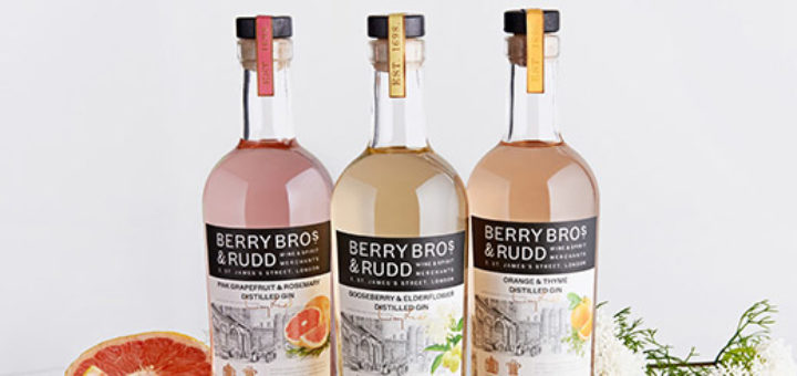 berry bros & rudd –  introducing new flavoured gins