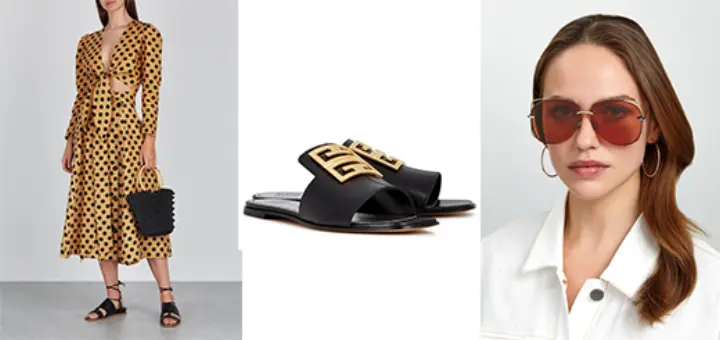Harvey Nichols 738548 khakF