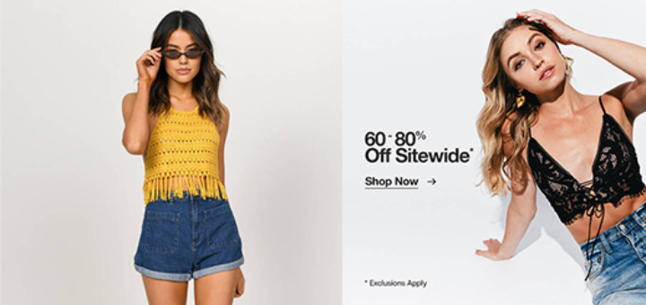tobi – outfits under $75: 60-80% off sitewide