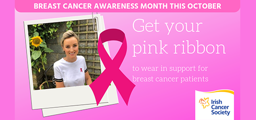 irish cancer society – would you like a pink ribbon to support breast cancer patients?