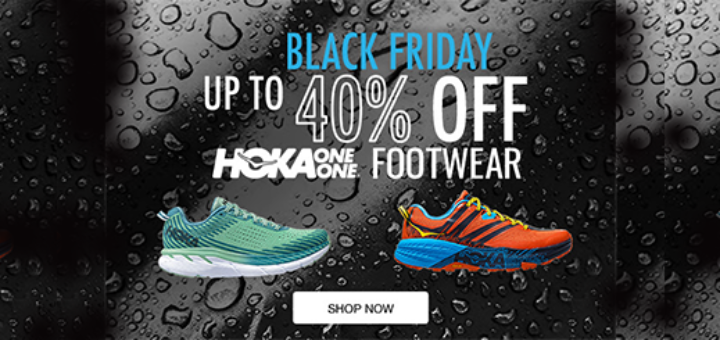 Runners Need - Up to 40% off Hoka footwear - BLACK FRIDAY OFFERS