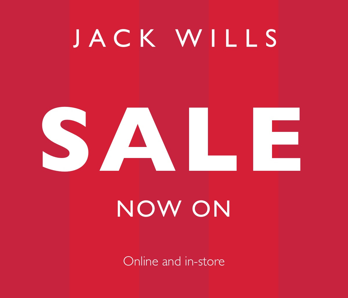 Jack Wills sale is on now