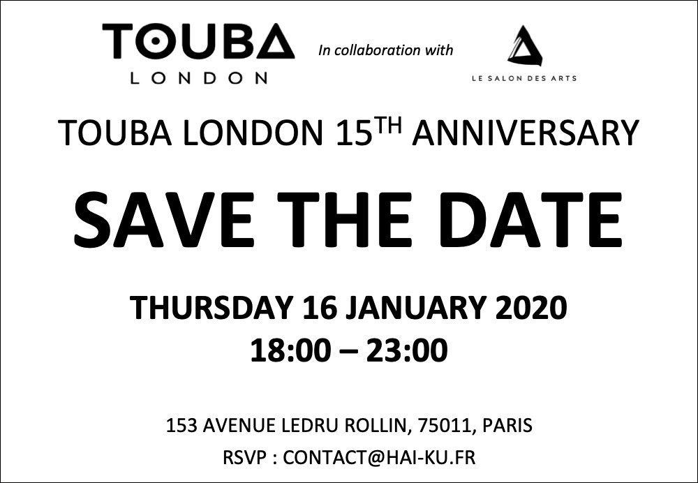 TOUBA LONDON - SAVE THE DATE - TOUBA is throwing a PARTY!