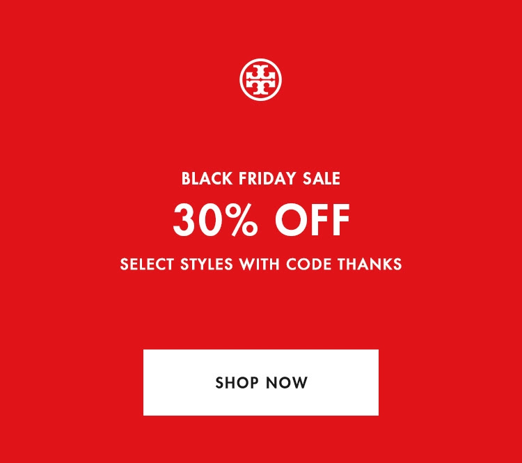 Tory Burch - Black Friday Sale: up to 30% off - Pynck