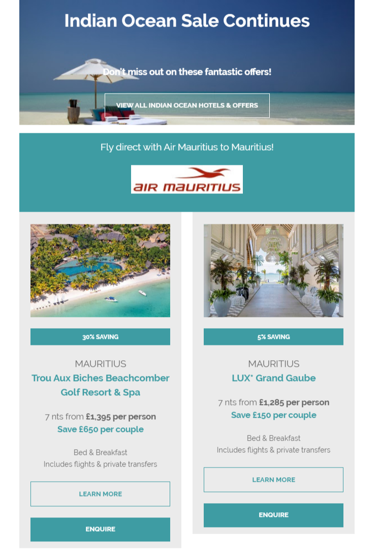 Prestbury Worldwide Resorts - Holiday Sale Continues for 2020