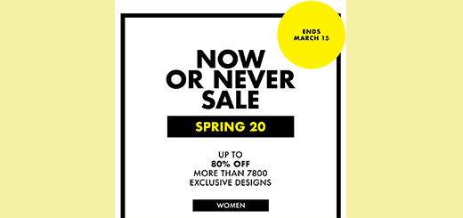 FORZIERI - Now or Never SALE - Spring's Most Wanted items 80% off