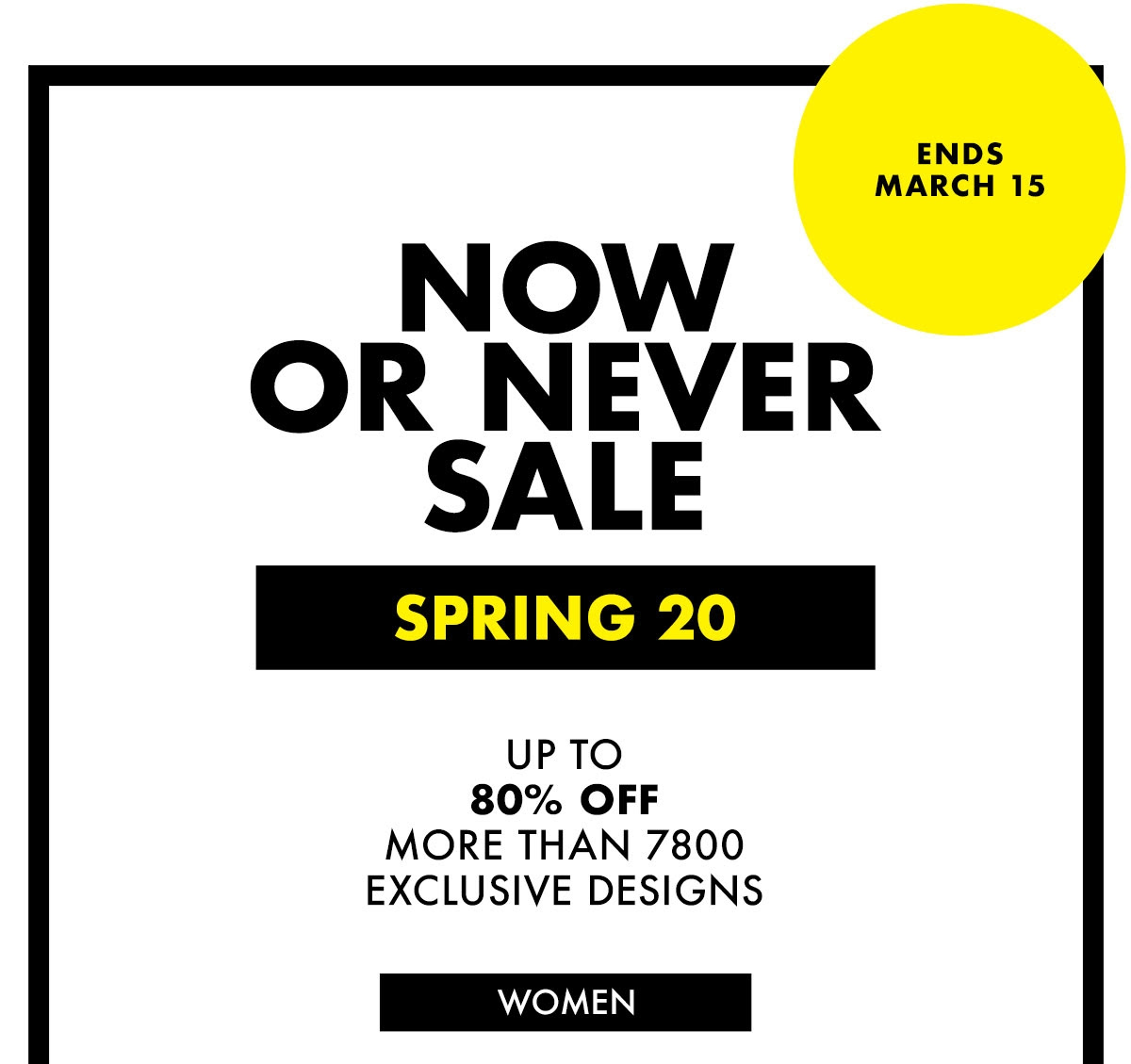 FORZIERI - Now or Never SALE - Spring's Most Wanted items 80% off