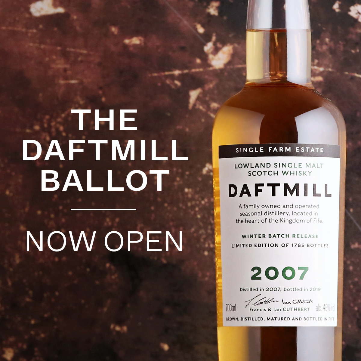 Berry Bros. & Rudd - The Daftmill Ballot is now open