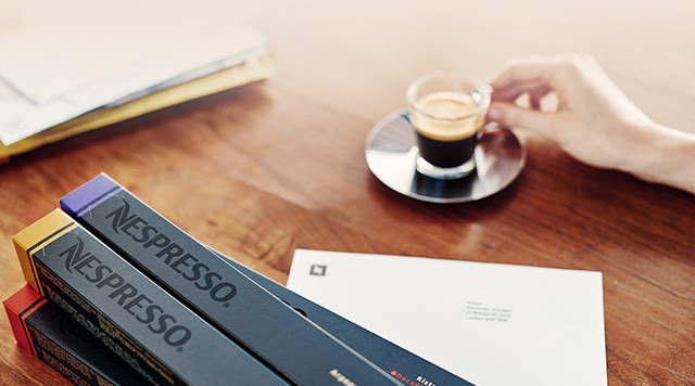 Nespresso - Enjoy complimentary delivery of your coffee