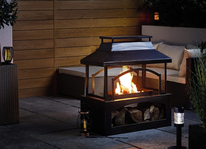 Fire Pit And Log Burner From Aldi Pynck, Fire Pit Table Lidl