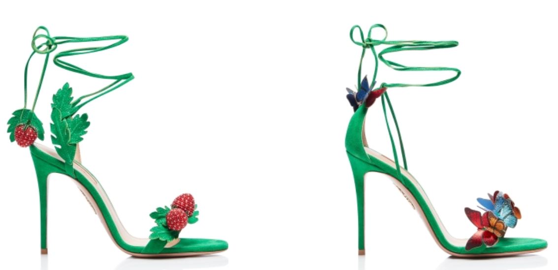 Aquazzura strawberry and butterfly sandals madison ave, pynck.JPG