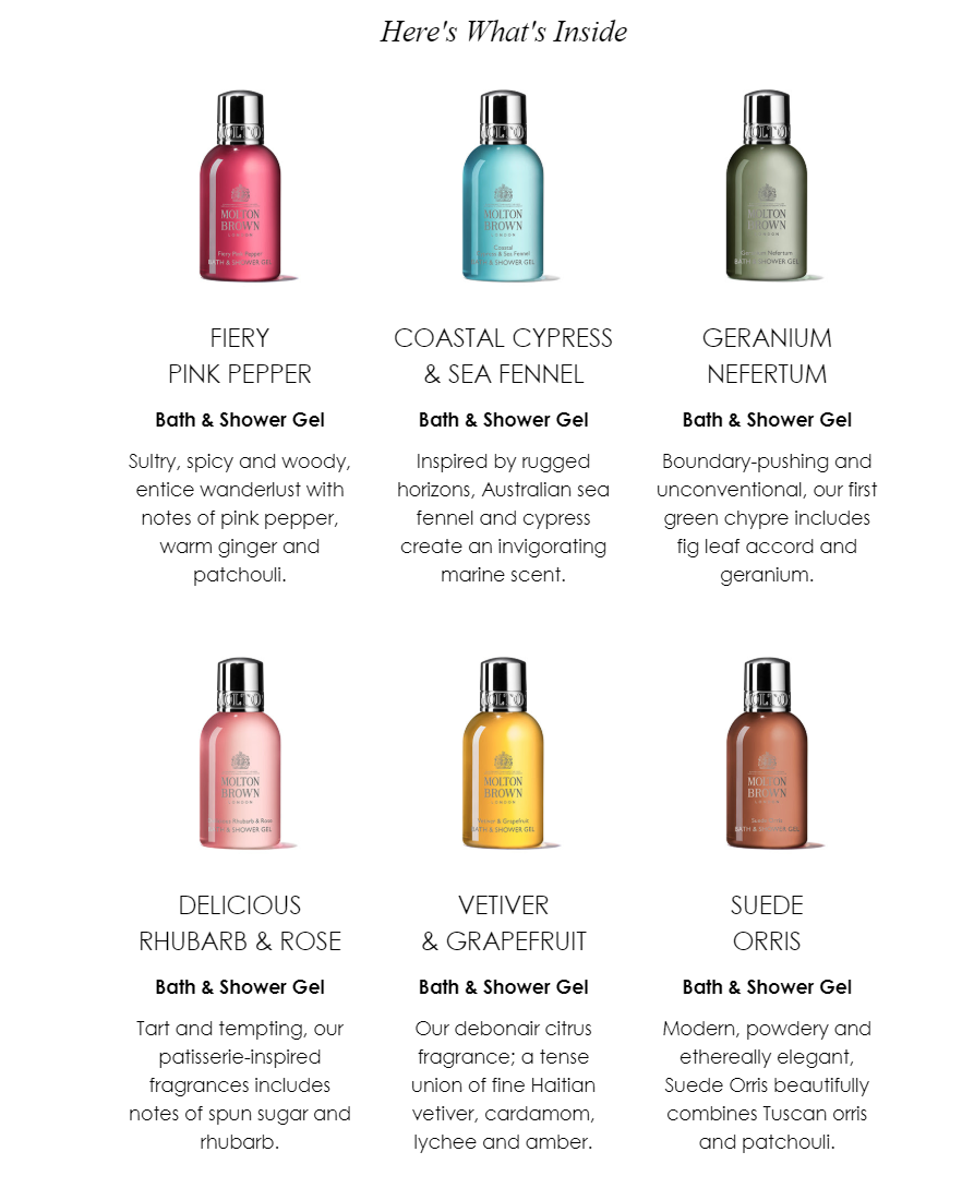 Molton Brown - 6 Fragrant Luxuries, Just for You
