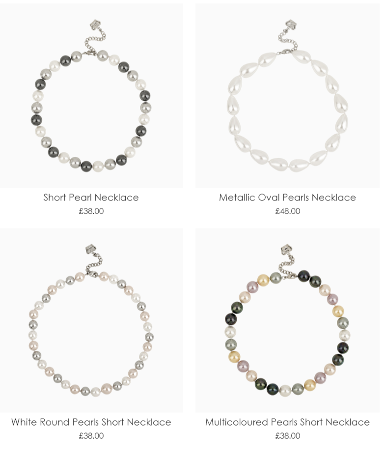 Butler & Wilson - New in luminous pearl necklaces