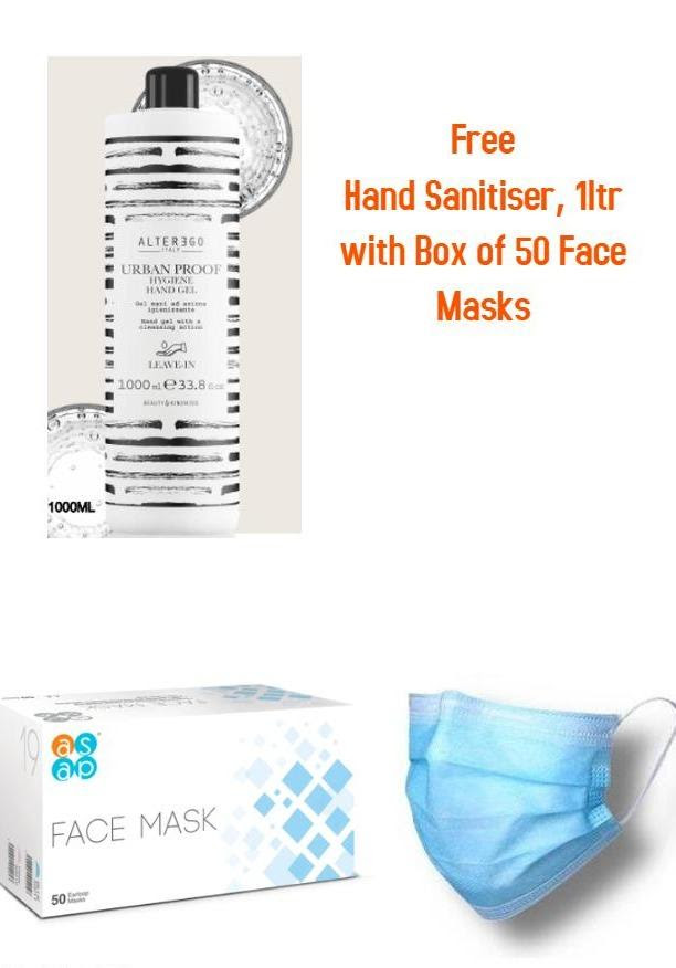 Kreative Salon Supplies -NPRA Certified Disposable Face Mask, Box of 50
