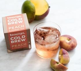 peach and mango cold brew