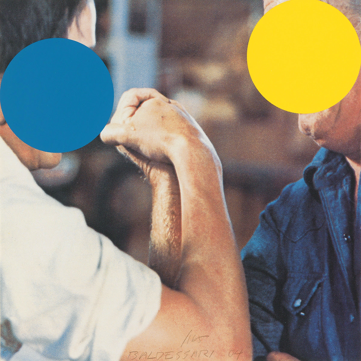 John Baldessari Two Opponents (Blue and Yellow), 2004