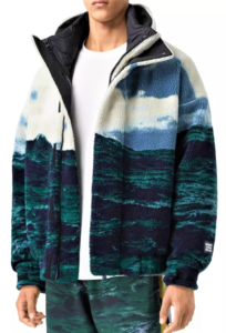 burberry fleece bomber ocean saks png