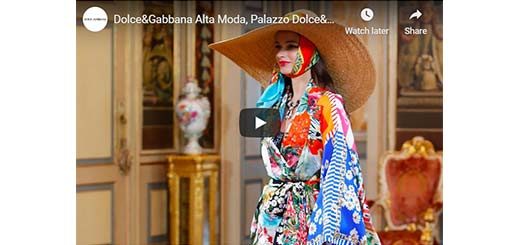 Dolce & Gabbana Alta Moda Fashion Show