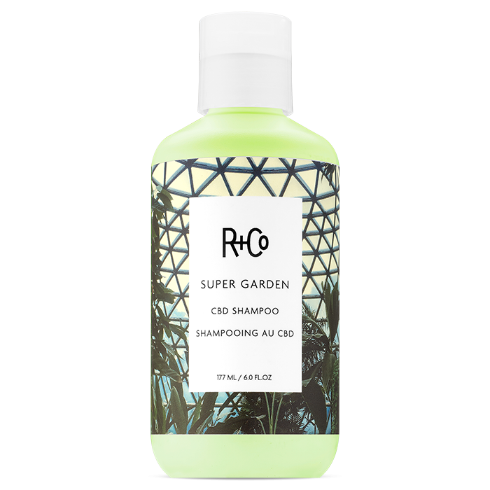 R+Co’s Super Garden Shampoo. Boasting a unique blend of hydrating and invigorating oils, gently cleanses, without disrupting your scalp’s natural balance. Shop here.