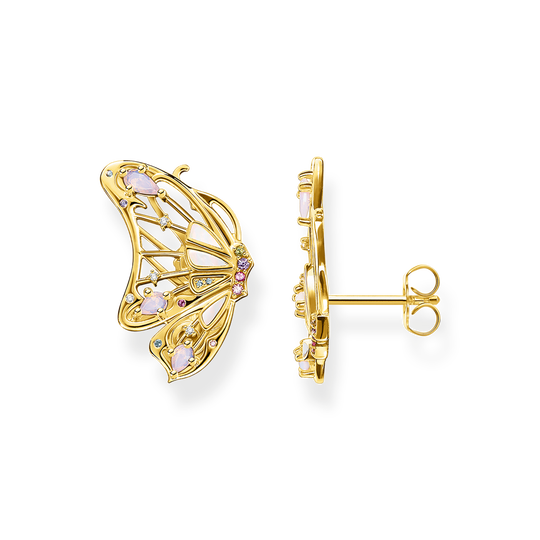 Earrings butterfly gold from the Glam &amp; Soul collection in the THOMAS SABO online store