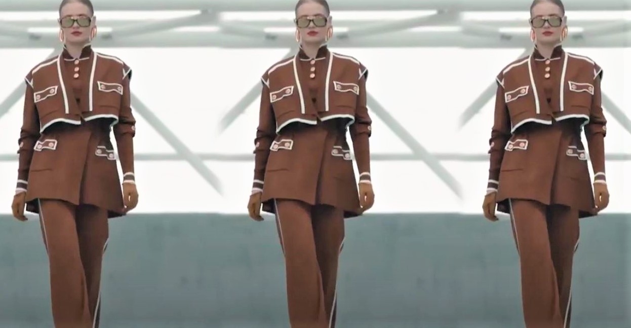 NYFW 2-21 Raisa 3 models brown suit wht trim youtube cropped use this.JPG