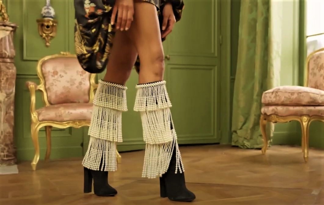Andrew Gn Pearl fringe boots Paris 2 video (2) cropped.JPG