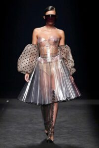 madrid maya hansen vinyl skirt and top jpg