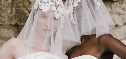 Halfpenny London veils 2 models bridal.JPG