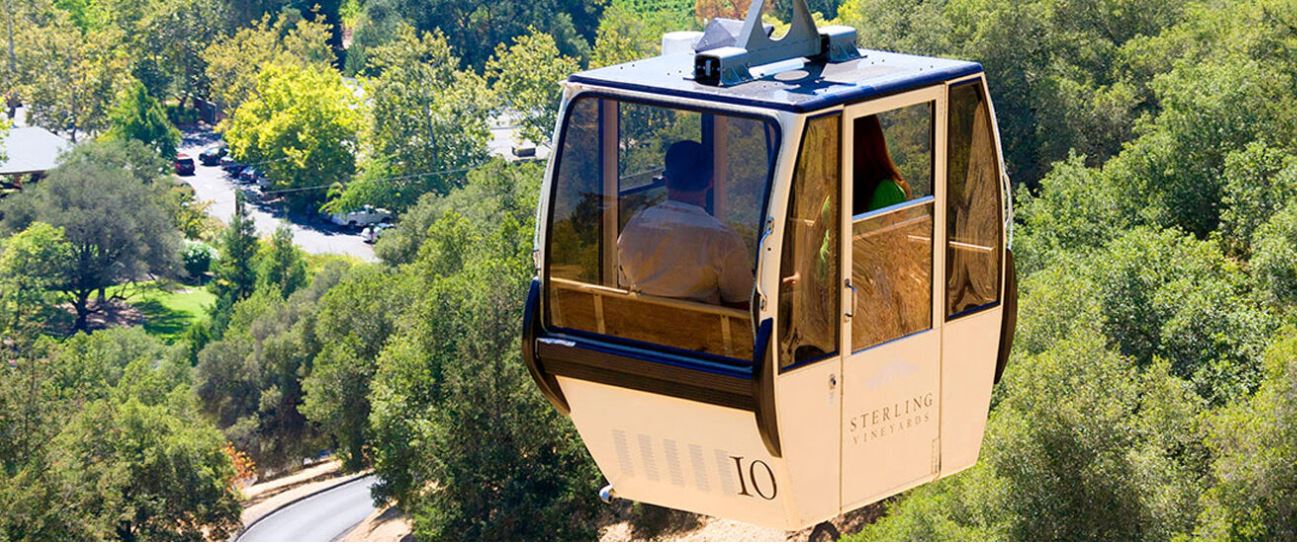 Aerial tram to Sterling Vineyards, Winery CA.JPG