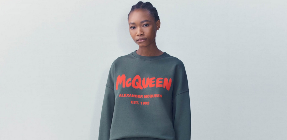Alexander McQueen Graffiti sweatshirt and joggers