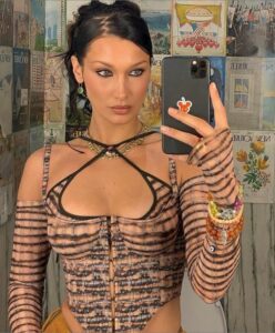 london fashion week charlotte knowles bella hadid