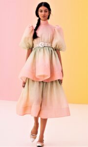 zimmermann resort vogue ombre dress cropped j