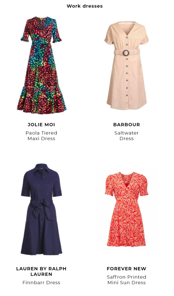 House of Fraser Dress for the desk Pynck