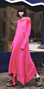 sacai resort long pink cropped jpg