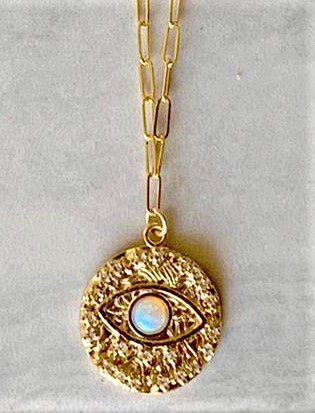 LA Mart 10-21 Samanca jewelry evil eye necklace opal cropped.jpg