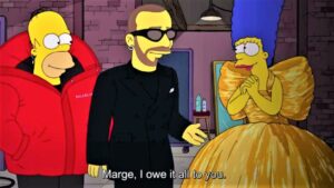 paris balenciaga youtube homer simpson video
