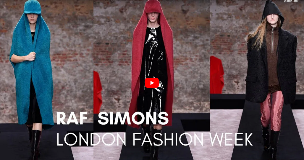 Raf Simons London Fashion Week, Autumn Winter 2022